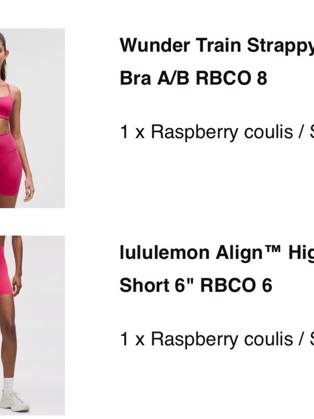 Lululemon Align Set- Raspberry - Picture 4 of 4